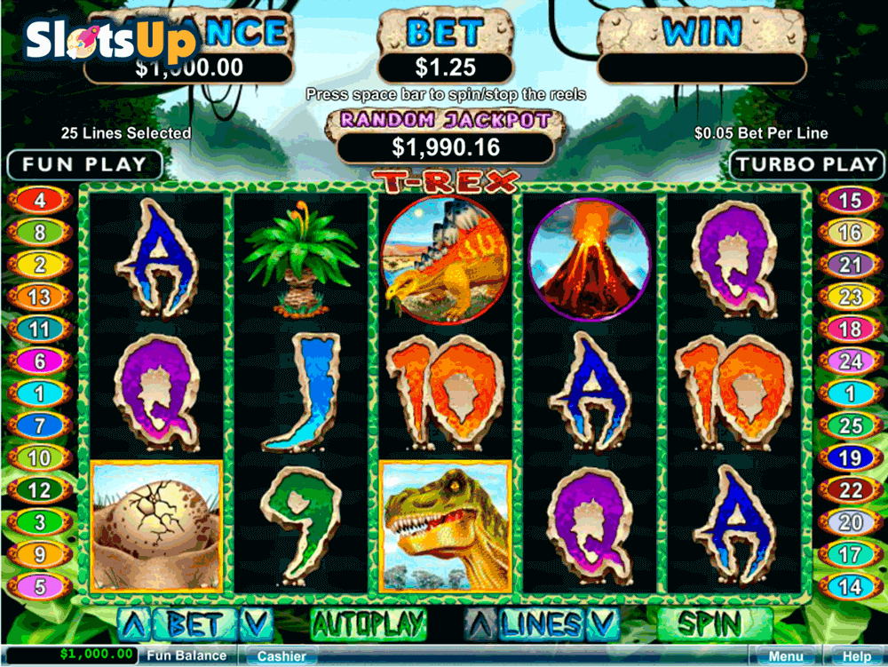Free Online Casino Slot Game Trex